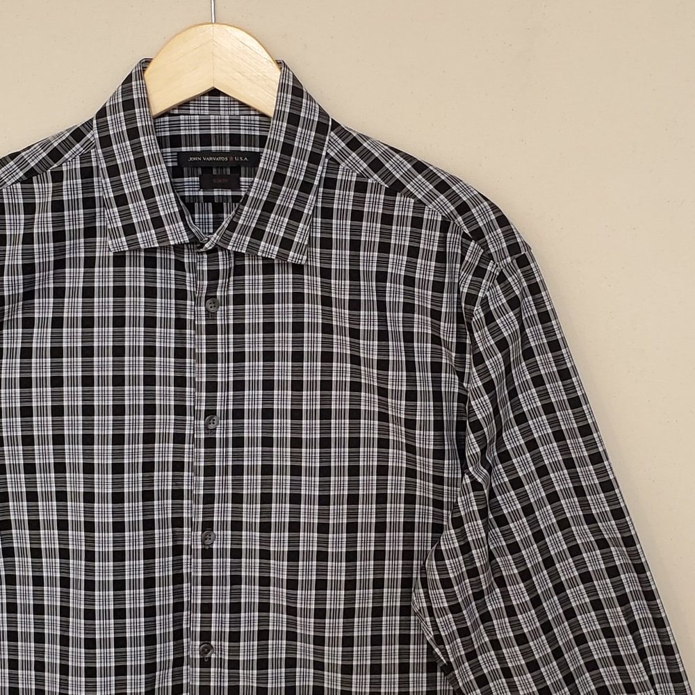 John Varvatos USA Button Down Slim Fit 16.5